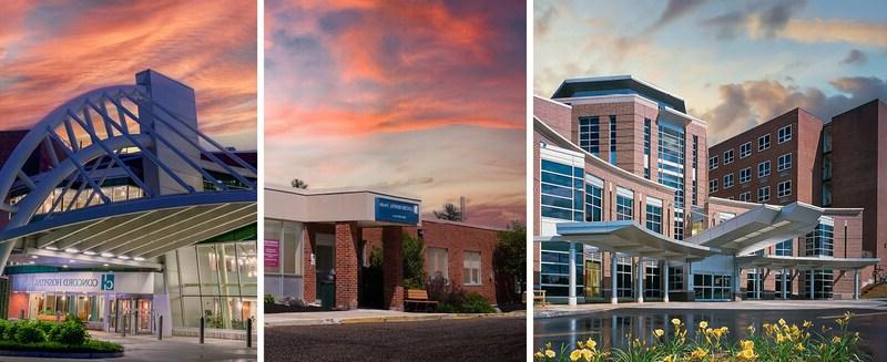 Concord Hospital Health System Hospitals' Entrances